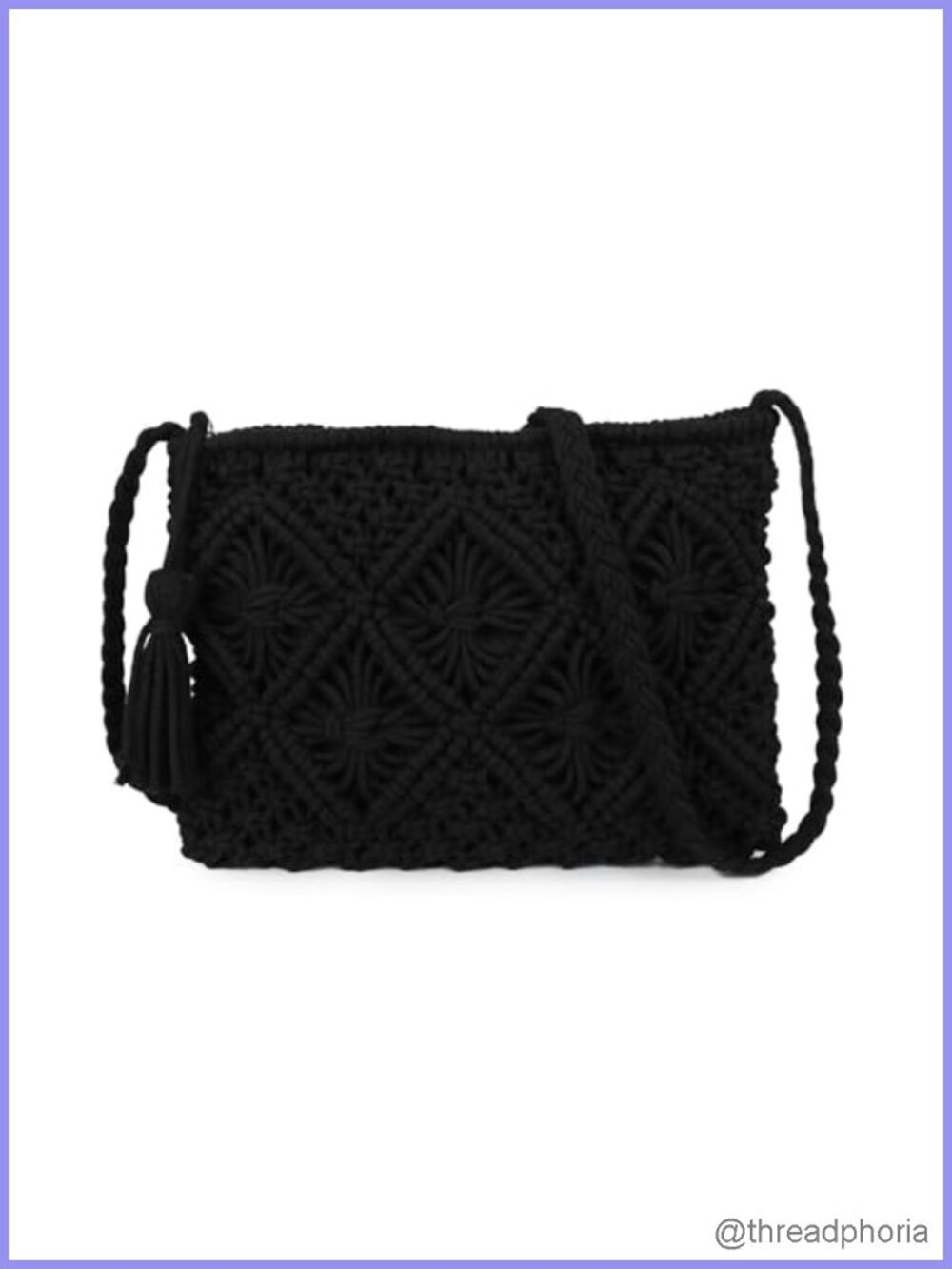 Bohemian Woven Crossbody Bag Women Small Shoulder Purse Zipper